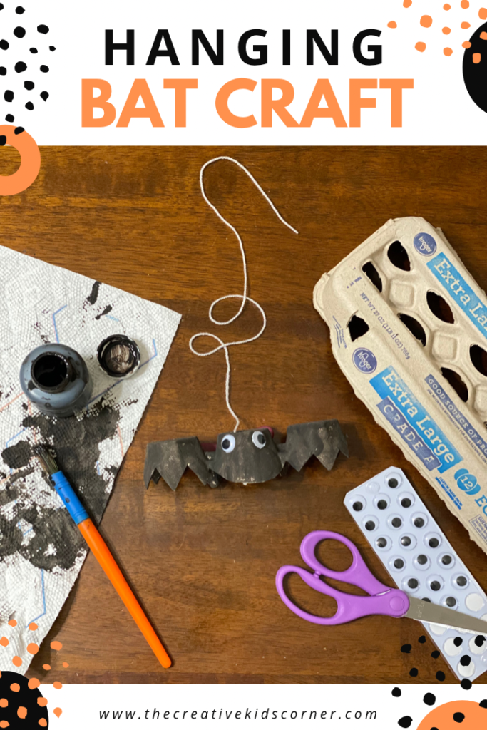 Hanging Bat Craft The Creative Kids Corner