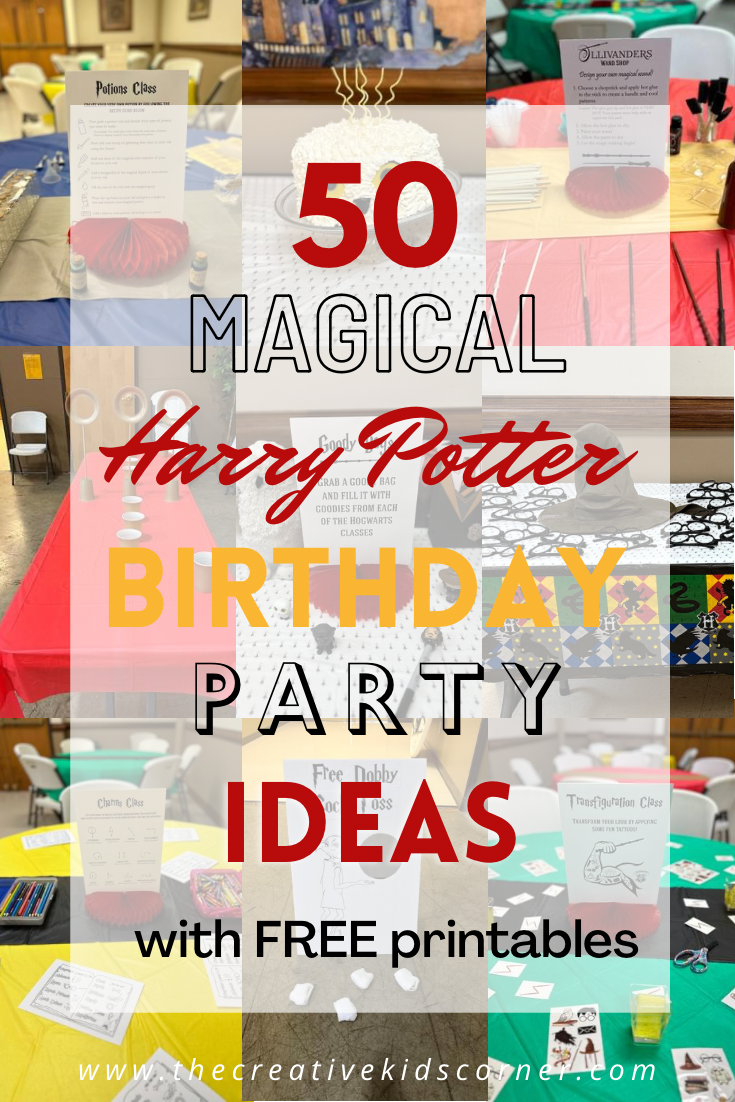 30 DIY Harry Potter Party Supplies & Decoration Ideas [FREE