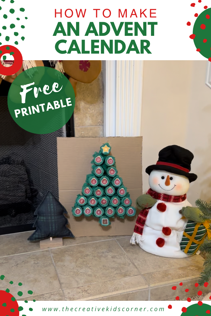 How to Make An Advent Calendar from Empty Toilet Paper Rolls