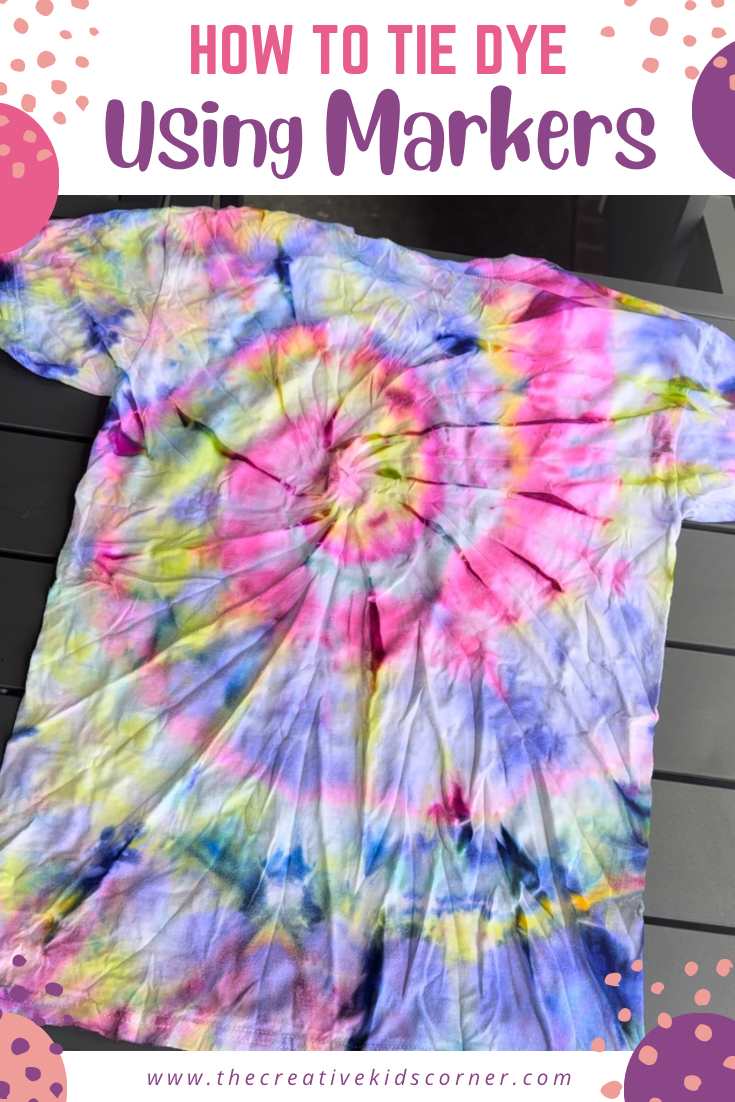 How to Tie Dye Clothjng Using Markers